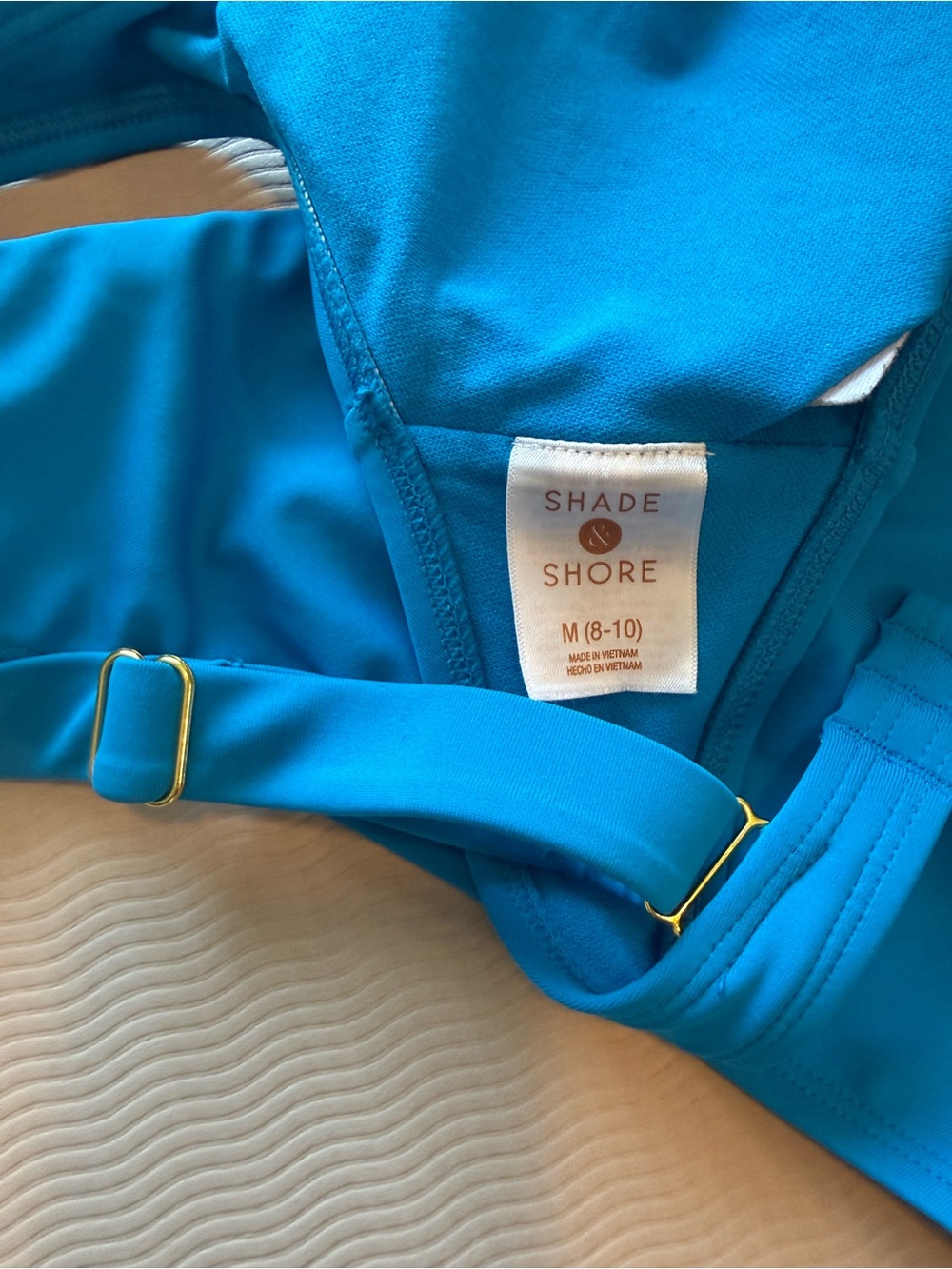 Shade & Shore Bright Blue Two-Piece Bikini Set - Picture 3 of 3